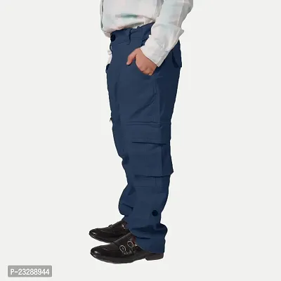 Rad prix Teen Boys Navy Cargo Pants-thumb2