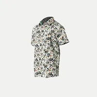 Rad prix Boys White All-Over Printed Casual Shirt-thumb1