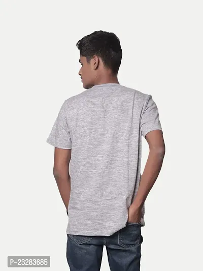 Rad prix Men Grey Cotton T-Shirt-thumb4