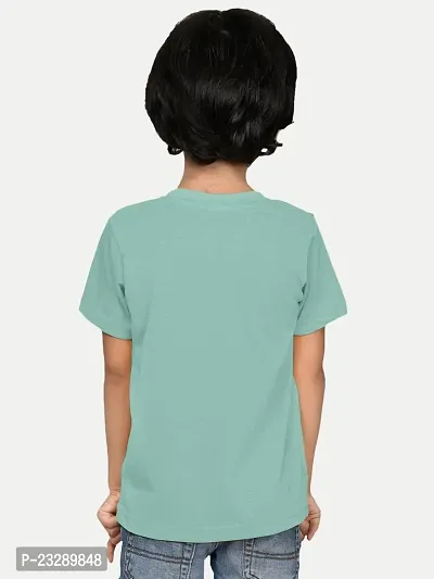 Rad prix Boys Light Blue T-Shirt with Vehicle Print (6-7 Years, Light Green)-thumb5