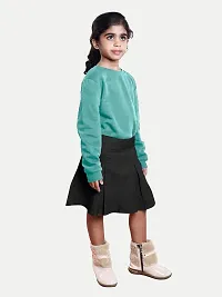 Rad prix Girls Black Corduroy Short Skirt-thumb1