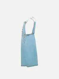 Rad prix Girls Blue Denim Dungaree-thumb2