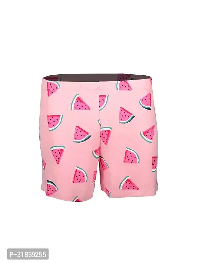 Teen Boys Pink Printed Shorts-thumb0