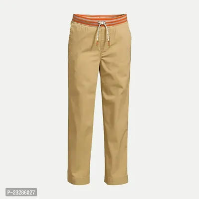 Rad prix Khaki Contrast Waistband Pants-thumb2