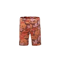 Elegant Brown Cotton Printed Shorts For Boys-thumb2