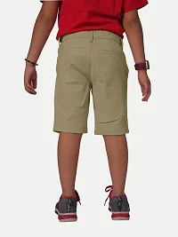 Rad prix Boys Light Beige Chino Shorts-thumb3