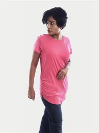 Rad prix Women Pink Half Sleeve T-Shirt-thumb2