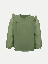 Rad prix Green Solid Blouse (4-5Y, Green)-thumb3