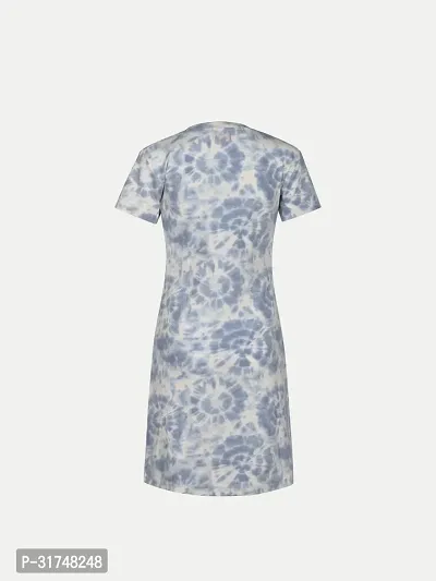 Women Blue Printed  Dress-thumb4