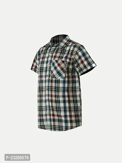 Rad prix Teen Boys Multicolor Checket Shirt-thumb3