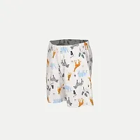 Rad prix White Casual Animal Printed Shorts-thumb1