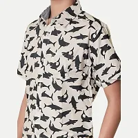 Rad prix All Over Printed White Shirt-thumb2