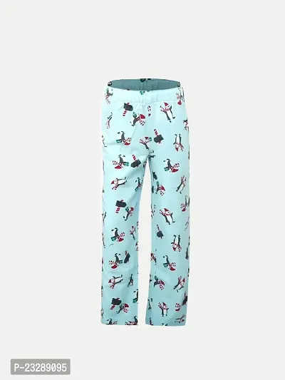 Rad prix Teen Girls Aqua Floral -Printed Pants-thumb0