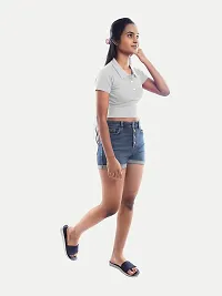 Rad prix Women White Cropped T Shirts-thumb2