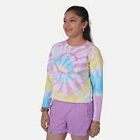 Rad prix Tie-dye Smiley Slogan Printed T-Shirt-thumb4