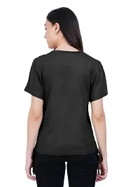 Womens Black Ruched Tops-thumb1