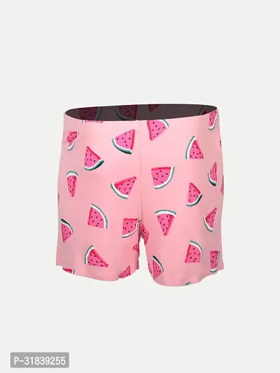 Teen Boys Pink Printed Shorts-thumb4