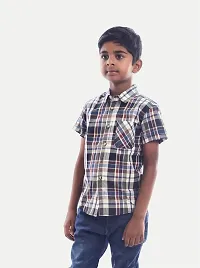 Rad prix Teen Boys Multi-Coloured Madras Checked Shirt-thumb2