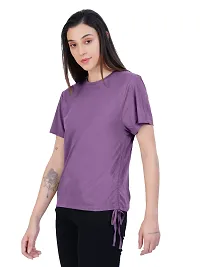 Womens Purple Haze Ruched Tops-thumb2