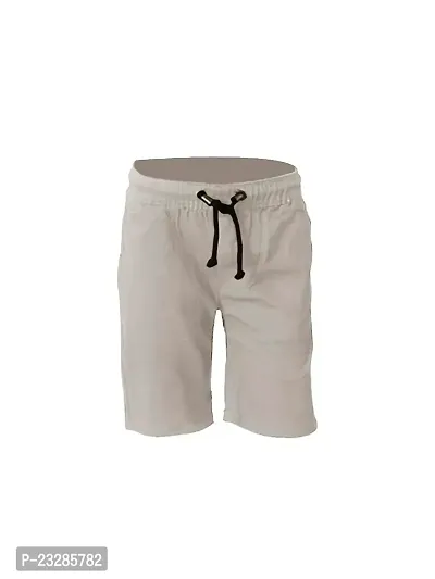 Rad prix Boys Off White Solid Shorts