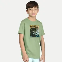 Boys Pista Printed Gamer on T- Shirt-thumb1