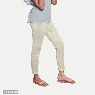 Rad prix Women White Denim Pants-thumb2