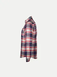 Rad prix Mens Blue/Red Checked Full Sleeve Shirt-thumb2