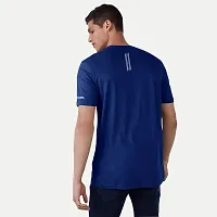 Rad prix Men Blue Regular Fit Sports T-Shirt-thumb3