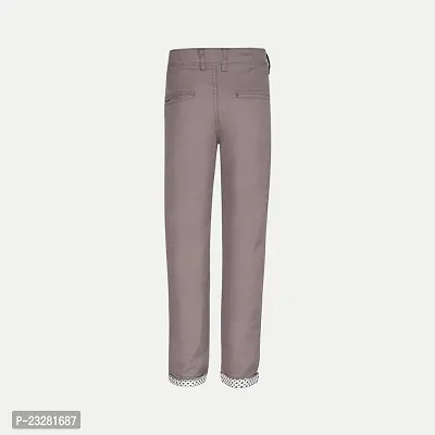 Rad prix Teen Boys Grey Regular-Fit Twill Trousers-thumb4