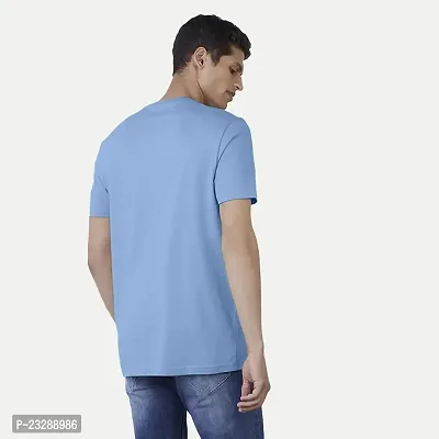 Rad prix Men Light Blue Regular Fit T-Shirt-thumb4