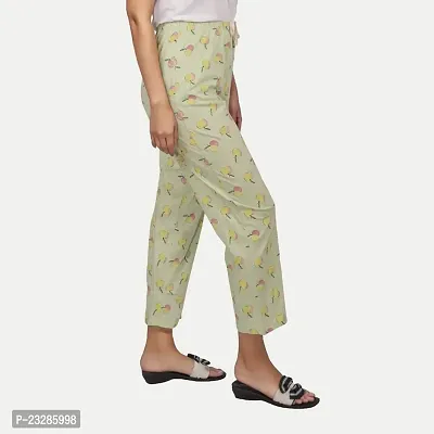 Rad prix Women Light Green Pyjamas with an Apple Print-thumb2