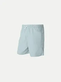 Rad prix Boys Sky Blue Solid Casual Shorts-thumb1