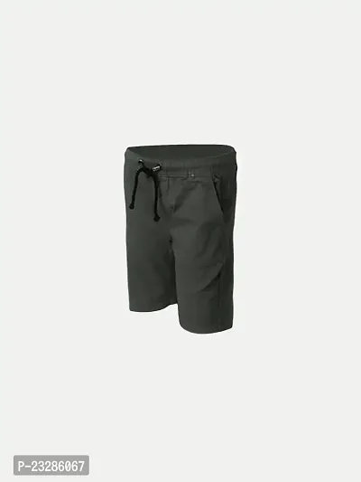 Rad prix Boys Black Solid Shorts-thumb2