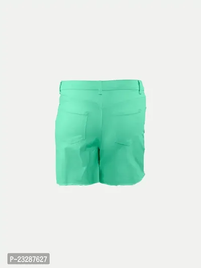 Rad prix Pista Cotton Shorts with Frayed-Hem-thumb4