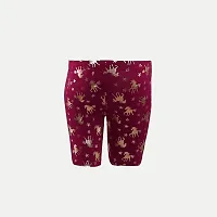Rad prix Girls Red All-Over Printed Lounge Shorts-thumb3