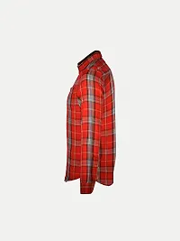 Rad prix Mens Red Checked Full Sleeve Shirt-thumb2