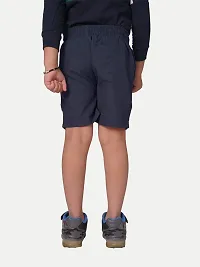 Rad prix Boys Navy-Blue Solid Casual Shorts-thumb3