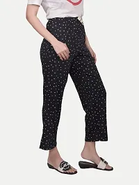 Rad prix Women's Navy Blue Polka Dot Printed Pyjamas-thumb1