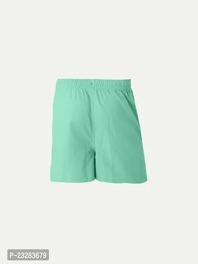 Rad prix Boys Turquoise Solid Casual Shorts-thumb4