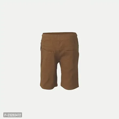 Rad prix Boys Brown Solid Shorts-thumb4