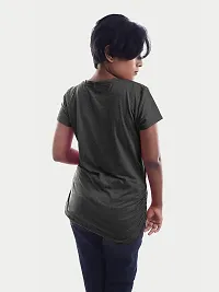 Rad prix Women Dark Grey Half Sleeve T-Shirt-thumb4