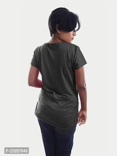 Rad prix Women Dark Grey Half Sleeve T-Shirt-thumb5