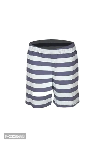 Rad prix Blue Striped Casual Shorts