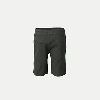 Elegant Green Cotton Solid Shorts For Boys-thumb3