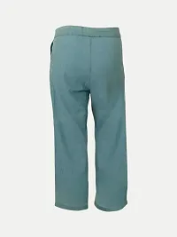 Rad prix Teen Girls Blue Pleated Cotton Pants-thumb3