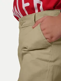 Rad prix Boys Light Beige Chino Shorts-thumb2