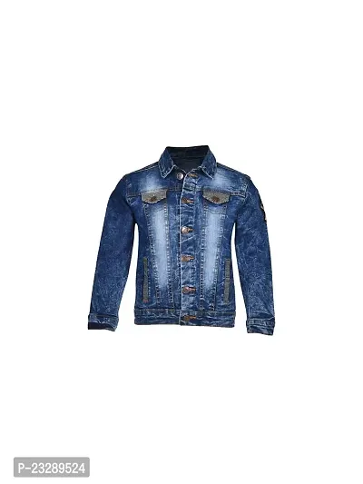 Rad prix Boys Dark Blue Denim Trucker Jacket