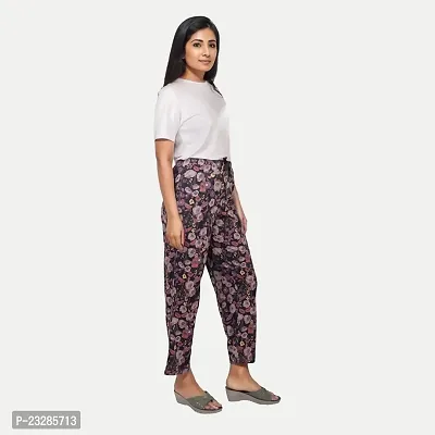 Rad prix Women Violet Floral Pyjamas-thumb3