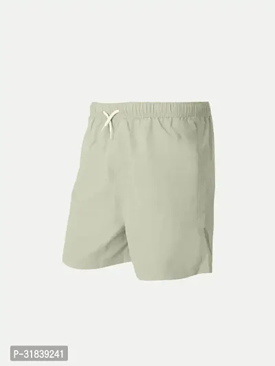 Boys Light Green Solid Casual Shorts-thumb2