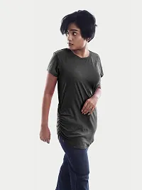 Rad prix Women Black Half Sleeve T-Shirt-thumb2